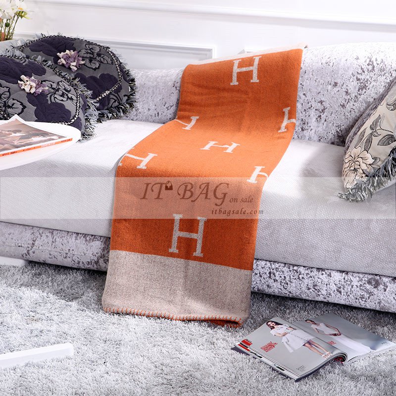 Hermes Blanket Orange 7